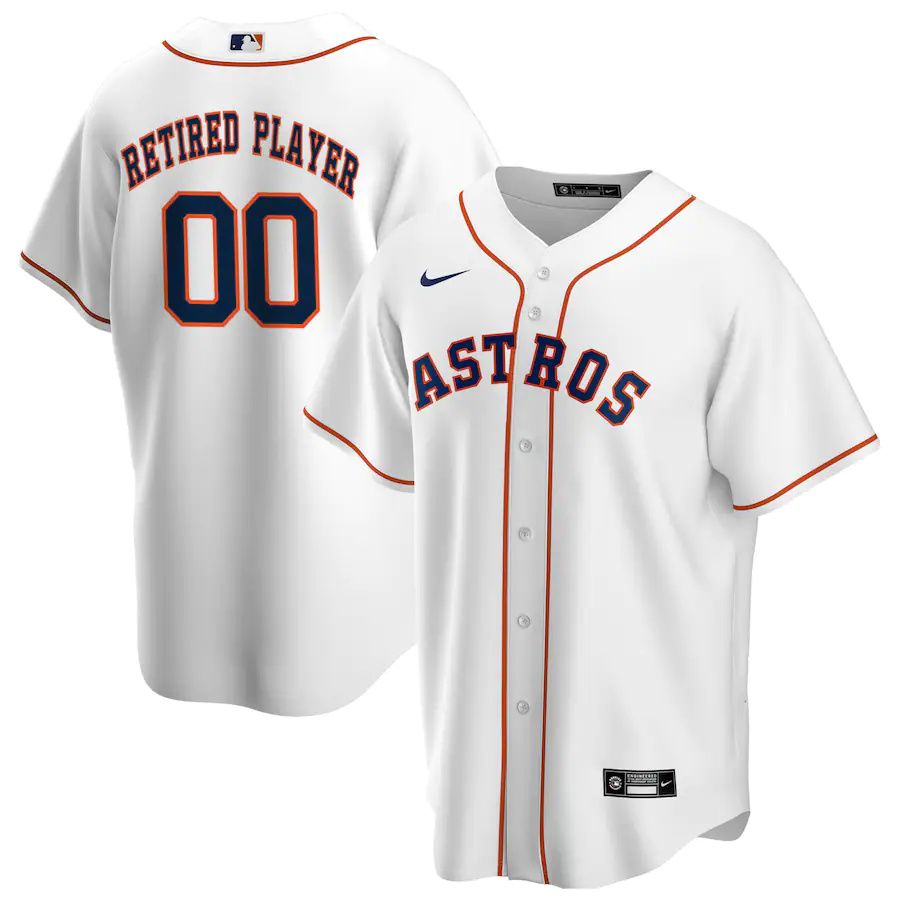 Mens Houston Astros Nike White Home Pick-A-Player Retired Roster Replica MLB Jerseys